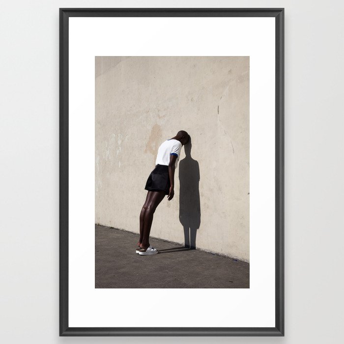 Leaning Framed Art Print