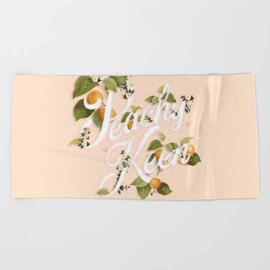 Peachy Keen : Peach Beach Towel