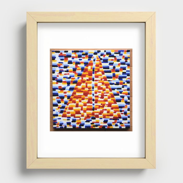 But where's the boat Recessed Framed Print