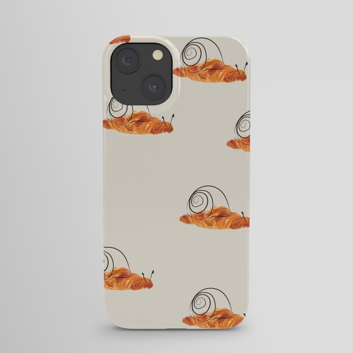 croissant snail iPhone Case