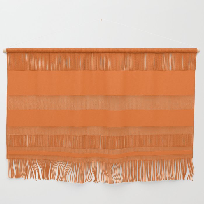 Solid Hot Orange Color Wall Hanging