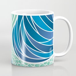 Green Mermaid's Tail Coffee Mug