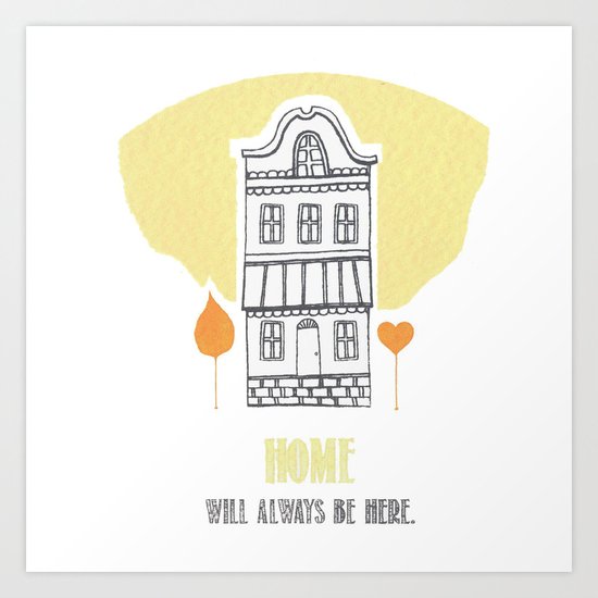 Home... Art Print