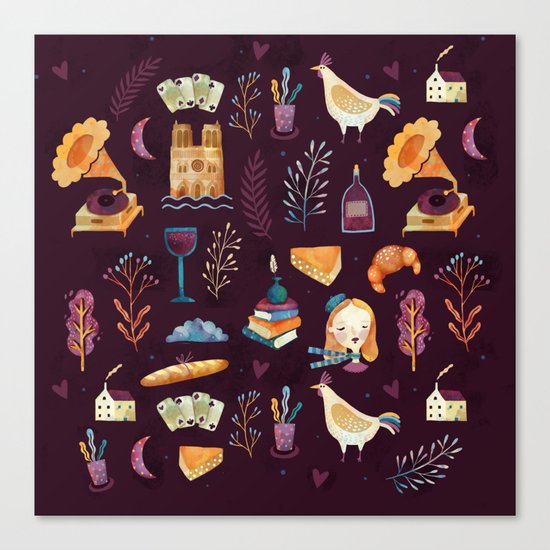 French spirit Canvas Print