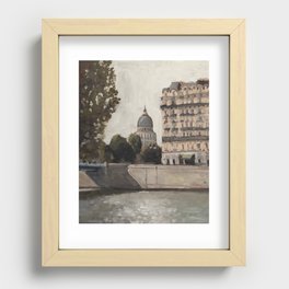 dome of panthéon de paris Recessed Framed Print