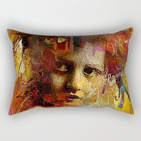 First time you looked at me Rectangular Pillow