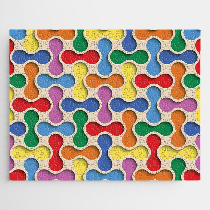 Funny Rainbow Pattern Jigsaw Puzzle