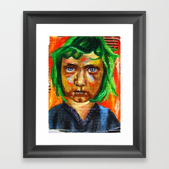 Le Coeur aux Oriflammes Framed Art Print
