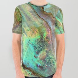 Yellow Abalone All Over Graphic Tee