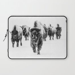 Winter Buffalo x Yellowstone Decor Laptop Sleeve