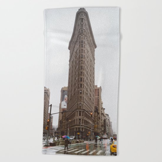 Flatiron Rainy Day Beach Towel