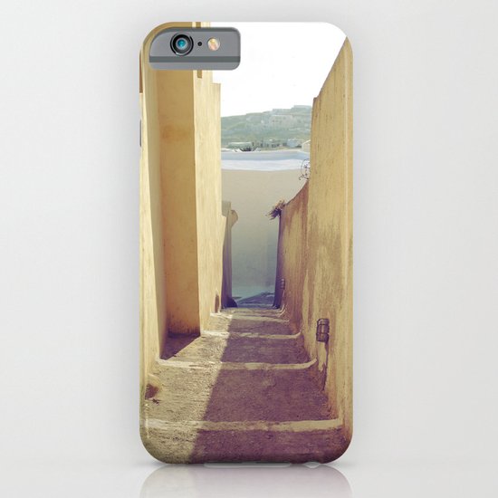 Yellow Path iPhone & iPod Case