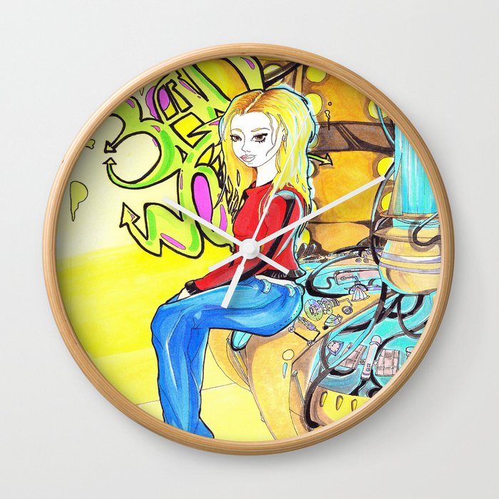 BAD WOLF Doctor who Wall Clock