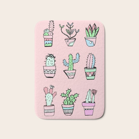 Cactus Party Bath Mat