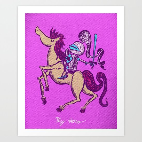 My Hero Art Print