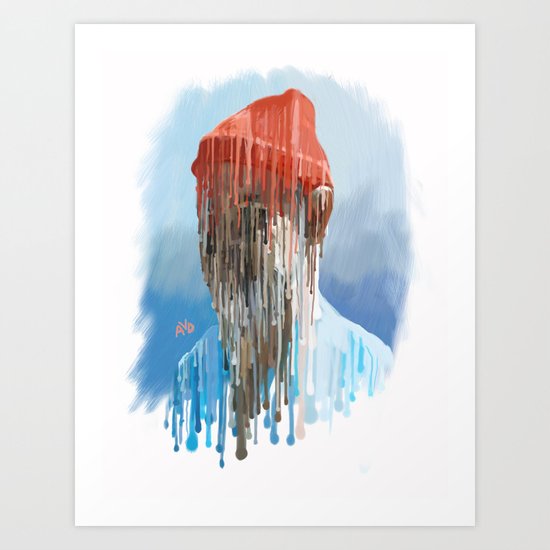 Steve Zissou Art Print