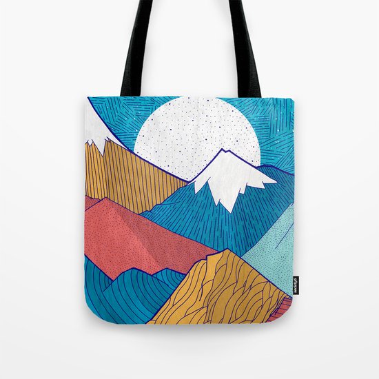 The Crosshatch Sky Tote Bag