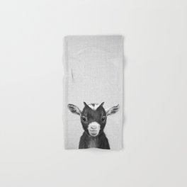 Baby Goat - Black & White Hand & Bath Towel