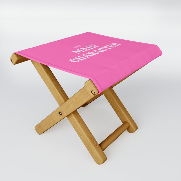 The Main Character Barbie Pink Folding Stool