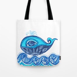 Whale - ocean  Tote Bag