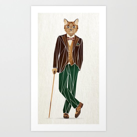 mister cat Art Print