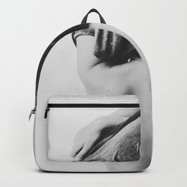 (un)flower Backpack | Curated, Black And White, Digital, Venezuela, Tshirt, Graphicdesign, Unwrapped, Naked, Photo, Hot 