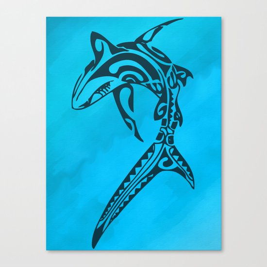 Sharked Canvas Print