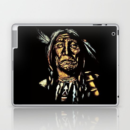 Native American Elder Laptop & iPad Skin