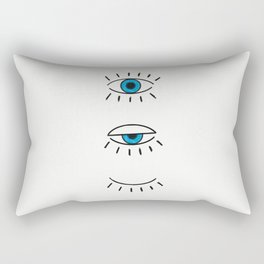 Summer Evil Eyes Rectangular Pillow
