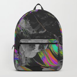 LOST IN TRANSLATION Backpack | Acrylic, Typography, Marble, Glitch, Digital, Ink, Oil, Photo, Texture, Watercolor 