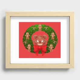 Merry Krampus Recessed Framed Print