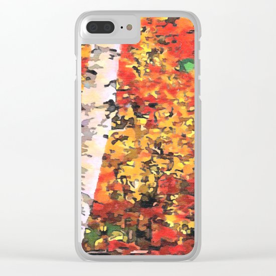 Fall Colors Clear iPhone Case