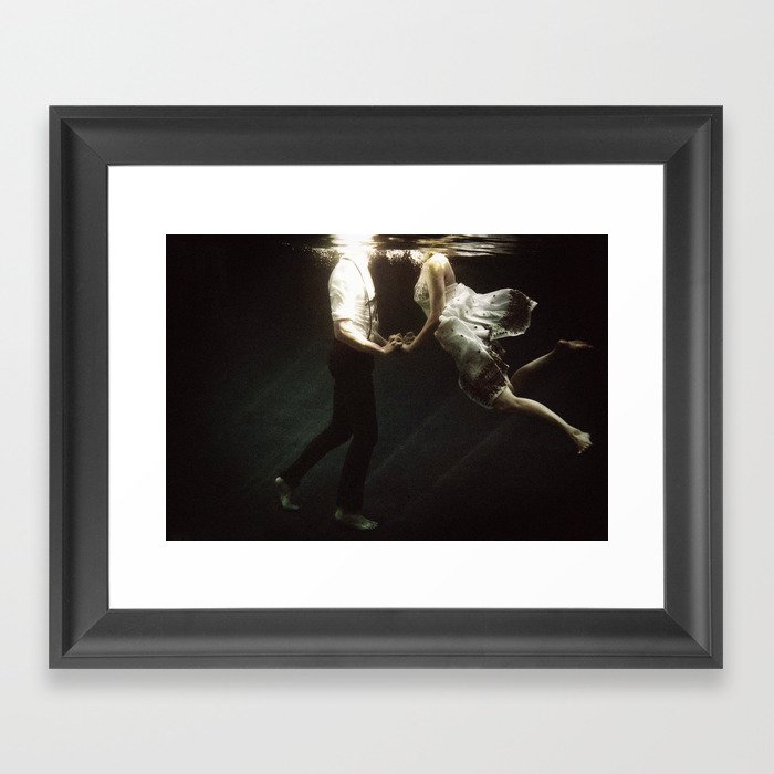 abyss of the disheartened VII Framed Art Print