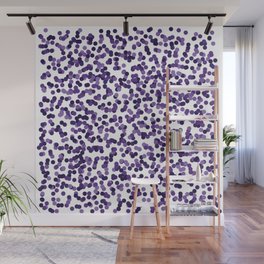 Color Rain Purple Wall Mural