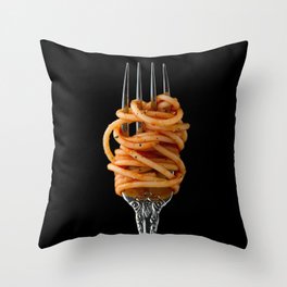 Spaghetti Throw Pillow