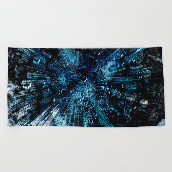 Universum blue deep Beach Towel