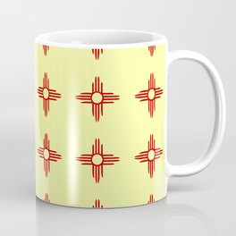 flag of new mexico hand drawn 6 Coffee Mug