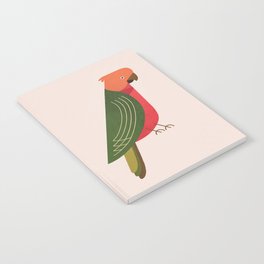 Whimsy Australian King Parrot Notebook