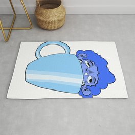 chillin coffee Rug | Nose, Cartoon, Coffee, Runny, Drawing, Digital, Graphics, Draw, Afro, Design 