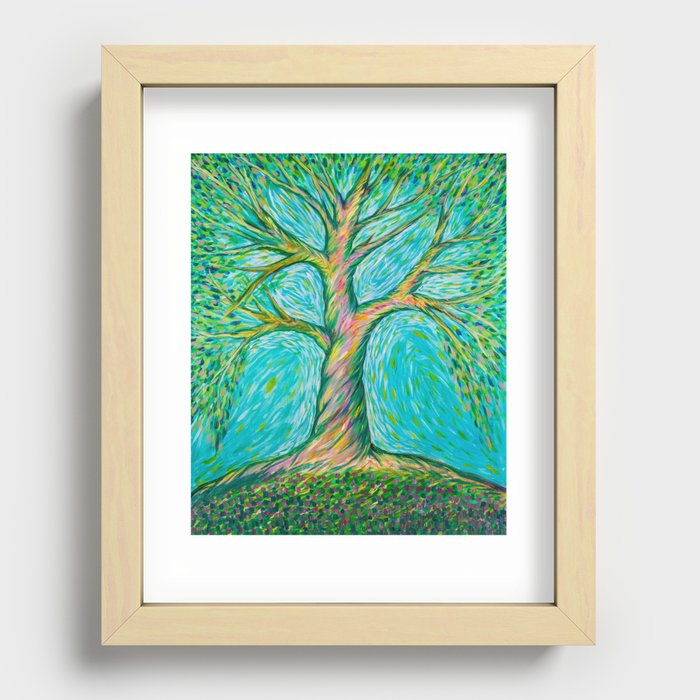 The Wispy Tree Recessed Framed Print