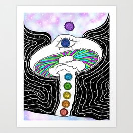 Mushroom Magic Art Print