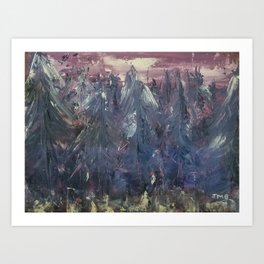 Blue Spruce Art Print