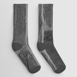 Black And White Brick Socks