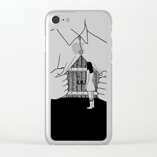 Sorry I'm Closed Clear iPhone Case