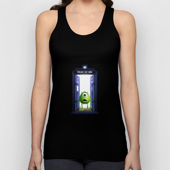 Tardis Monster inc Unisex Tank Top