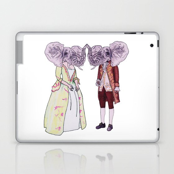 Madame and Monsieur Elephant Laptop & iPad Skin