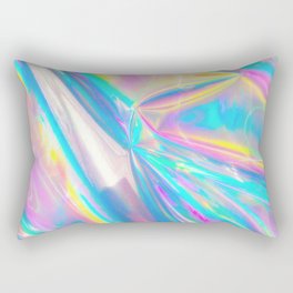 Holographic Foil Love Rectangular Pillow