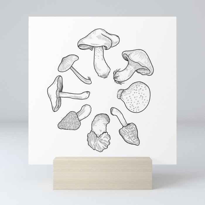 Mushroom Roulette Mini Art Print