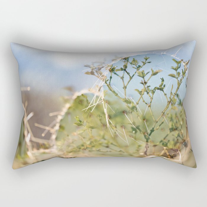 Prickly Creosote Rectangular Pillow