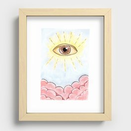 The Sun Sees Recessed Framed Print